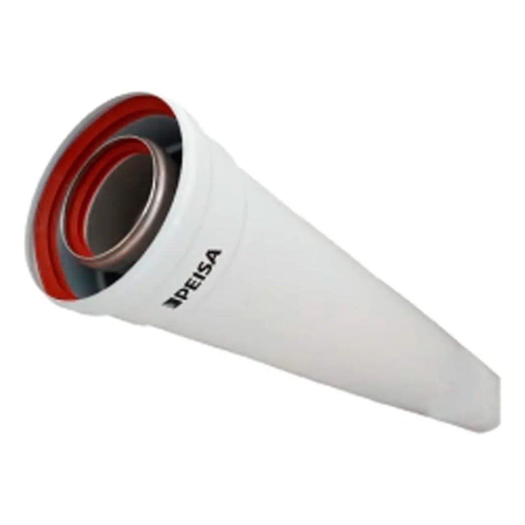 Tubo Coax Ø 60-100 1.00M Peisa