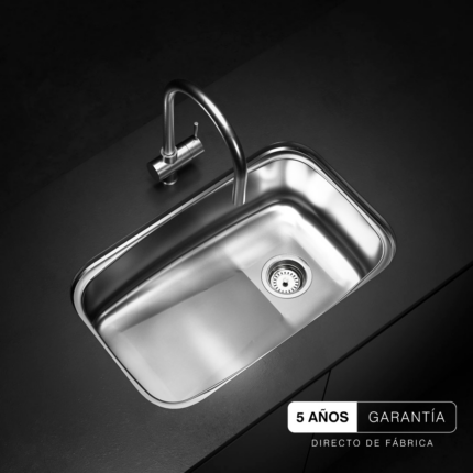 Pileta Johnson Acero Inox. 304 E60