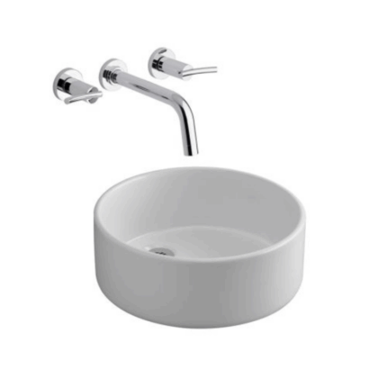 Bacha Ferrum Apoyar Redonda 36 Cm Tori
