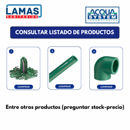 Consultar Listado De Productos Acqua System